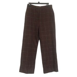 Donated Wendy Winter Wool Blend High Rise Wide Leg Trouser Pants